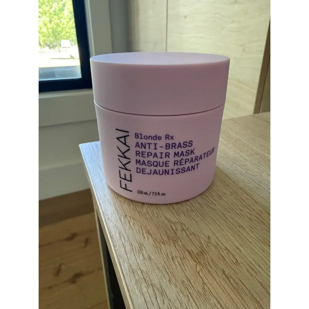 $40 New Fekkai Blonde Rx Anti Brass Repair 7.5 oz 220 ml New Purple Hair Mask
